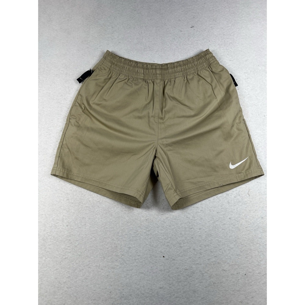 Nike Sample Khaki Canvas Shorts Size S Tan 6" Inseam